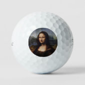 Mona Lisa en Art Golf Balls /Leonardo da Vinci Golfballen (Voorkant)