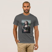 Mona Lisa en Budgies T-shirt (Voorkant volledig)