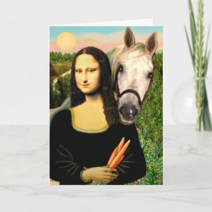 Mona Lisa en haar Arabian Horse Kaart