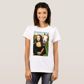 Mona Lisa en haar Arabische Paard T-shirt (Voorkant volledig)