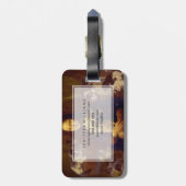 Mona Lisa en haar kat Bagagelabel (Achterkant verticaal)