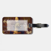 Mona Lisa en haar kat Bagagelabel (Achterkant horizontaal)