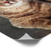 Mona Lisa en haar kat Poster (Hoek)