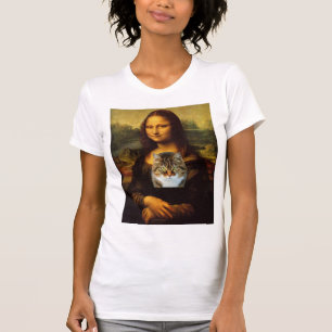 Mona Lisa en haar kat, T-shirts