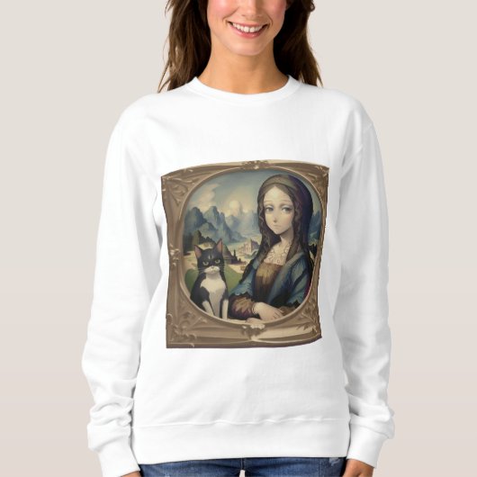 Mona Lisa en haar kat Trui (Voorkant)
