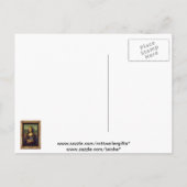 Mona Lisa en haar Rottweiler Briefkaart (Achterkant)