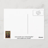 Mona Lisa en haar Rottweiler Briefkaart (Achterkant)