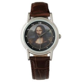 Mona Lisa en Leonardo da Vinci/ Italië Horloge