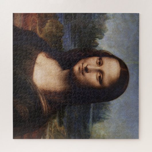 Mona Lisa en Leonardo da Vinci/ Italië Legpuzzel (Horizontaal)