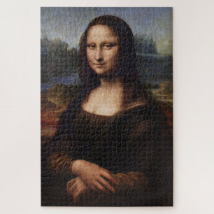 Mona Lisa en Leonardo da Vinci/ Italië Legpuzzel