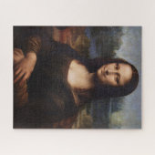 Mona Lisa en Leonardo da Vinci/ Italië Legpuzzel (Horizontaal)