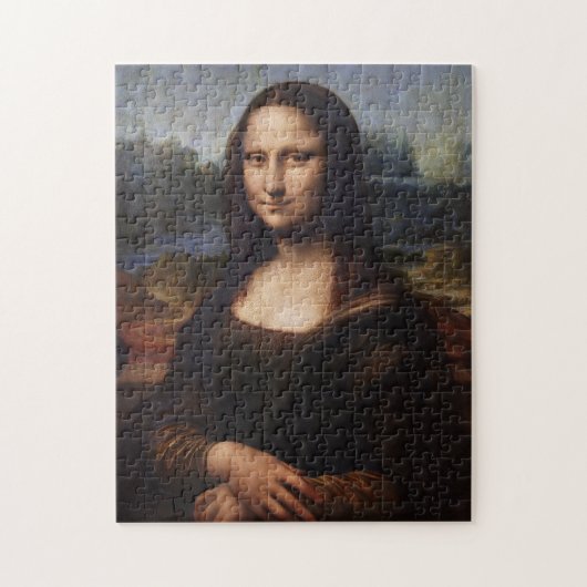 Mona Lisa en Leonardo da Vinci/ Italië Legpuzzel (Verticaal)