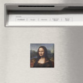 Mona Lisa en Leonardo da Vinci/ Italië Magneet (Insitu (Vaatwasser))