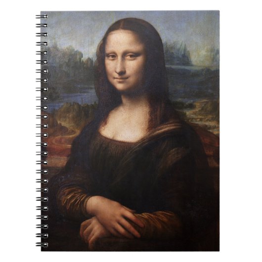 Mona Lisa en Leonardo da Vinci/ Italië Notitieboek (Voorkant)