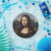 Mona Lisa en Leonardo da Vinci/ Italië Papieren Bordje (Feest)