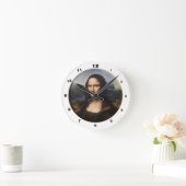 Mona Lisa en Leonardo da Vinci/ Italië Ronde Klok (Huis)