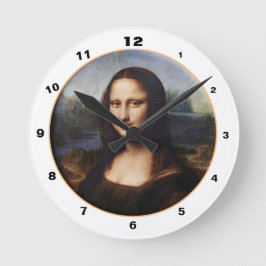 Mona Lisa en Leonardo da Vinci/ Italië Ronde Klok