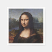 Mona Lisa en Leonardo da Vinci/ Italië Servet (Voorkant)