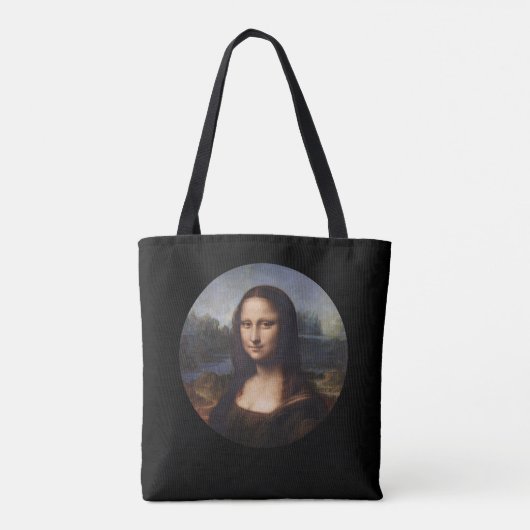 Mona Lisa en Leonardo da Vinci/ Italië Tote Bag (Achterkant)
