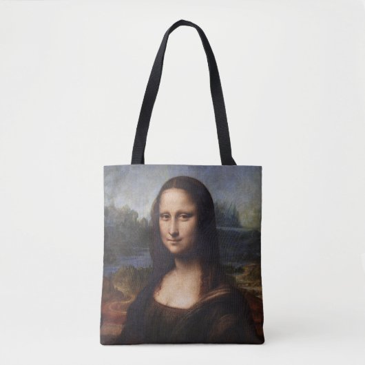 Mona Lisa en Leonardo da Vinci/ Italië Tote Bag (Voorkant)