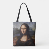 Mona Lisa en Leonardo da Vinci/ Italië Tote Bag (Achterkant)