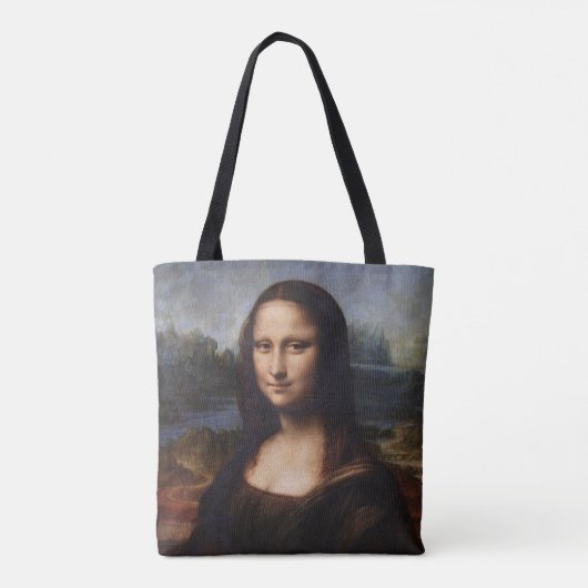 Mona Lisa en Leonardo da Vinci/ Italië Tote Bag (Achterkant)