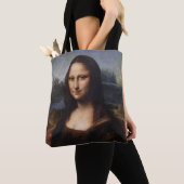 Mona Lisa en Leonardo da Vinci/ Italië Tote Bag (Dichtbij)