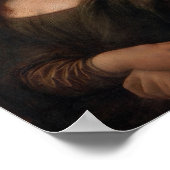 Mona Lisa en Maak Kunst Groot Opnieuw Poster (Hoek)