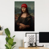Mona Lisa en maak kunst weer geweldig Poster (Thuiskantoor)