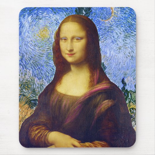 Mona Lisa en Van Gogh Muismat (Voorkant)