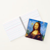 Mona Lisa en Van Gogh Notitieboek (Binnen)