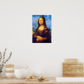 Mona Lisa en Van Gogh Poster (Keuken)
