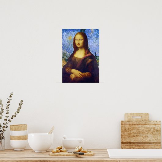 Mona Lisa en Van Gogh Poster (Keuken)