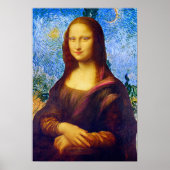 Mona Lisa en Van Gogh Poster (Voorkant)