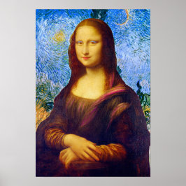 Mona Lisa en Van Gogh Poster