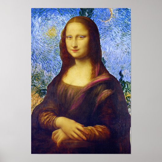 Mona Lisa en Van Gogh Poster (Voorkant)
