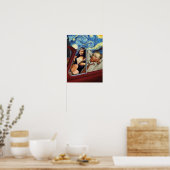 Mona Lisa en Van Gogh Poster (Keuken)