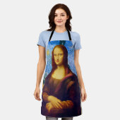 Mona Lisa en Van Gogh Schort (Gedragen)