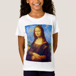 Mona Lisa en Van Gogh T-shirt