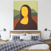 Mona Lisa Face Painting da Vinci Canvas Art (Insitu (Slaapkamer))
