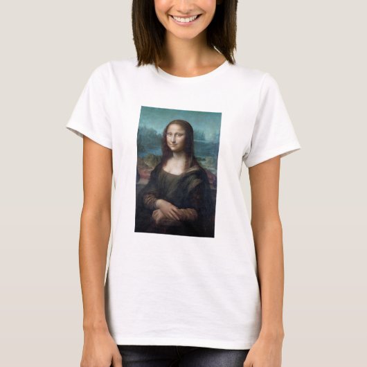 Mona Lisa Famous Visual Arts Leonardo da Vinci Pai T-shirt (Voorkant)