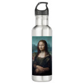 Mona Lisa Famous Visual Arts Leonardo da Vinci Pai Waterfles (Voorkant)