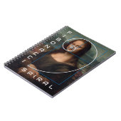 Mona Lisa Fibonacci Spiral Gold Ratio Notitieboek (Linkerzijde)