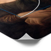 Mona Lisa Fibonacci Spiral Gold Ratio Poster (Hoek)