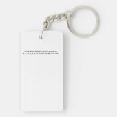 Mona Lisa Fibonacci Spiral Gold Ratio Sleutelhanger (achterkant)