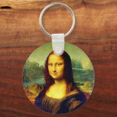 Mona Lisa, Fine Art van Da Vinci, Sleutelhanger (Voorkant)
