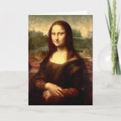 Mona Lisa Folded Holiday Kaart (Voorkant)
