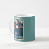 Mona Lisa Forever Young Koffiemok (Voorkant links)