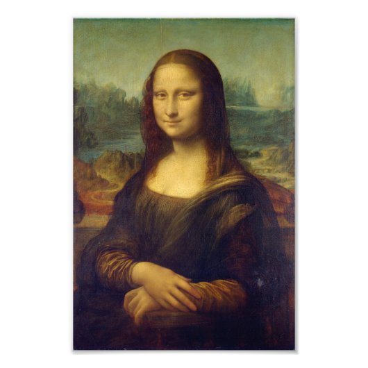 Mona Lisa Foto Afdruk (Voorkant)