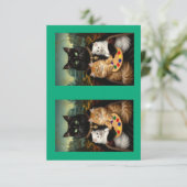 Mona Lisa Friends Bedankkaart (Staand voorkant)